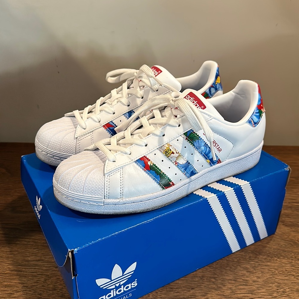 Adidas Superstar Sneakers x The Farm Company Floral